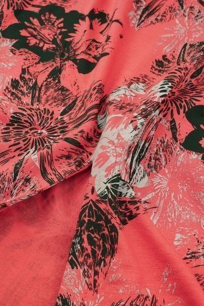 One Shoulder Floral Printed Maxi Dress