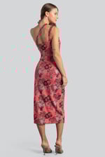 One Shoulder Floral Printed Maxi Dress