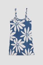 Pleated Details Double Strap Cami Dress