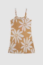 Pleated Details Double Strap Cami Dress