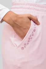 Split Back Terry Midi Skirt