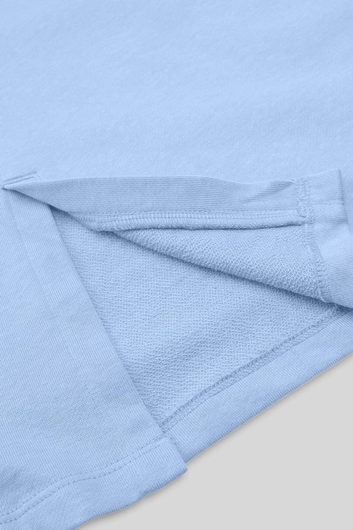 Split Back Terry Midi Skirt