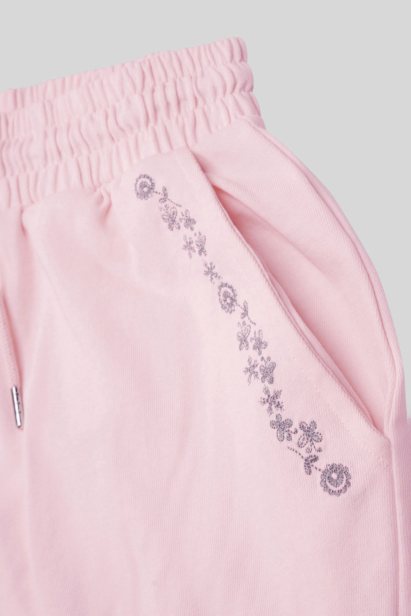 Split Back Terry Midi Skirt