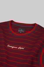 Stripe Design Rib Tank Top