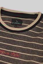 Stripe Design Rib Tank Top