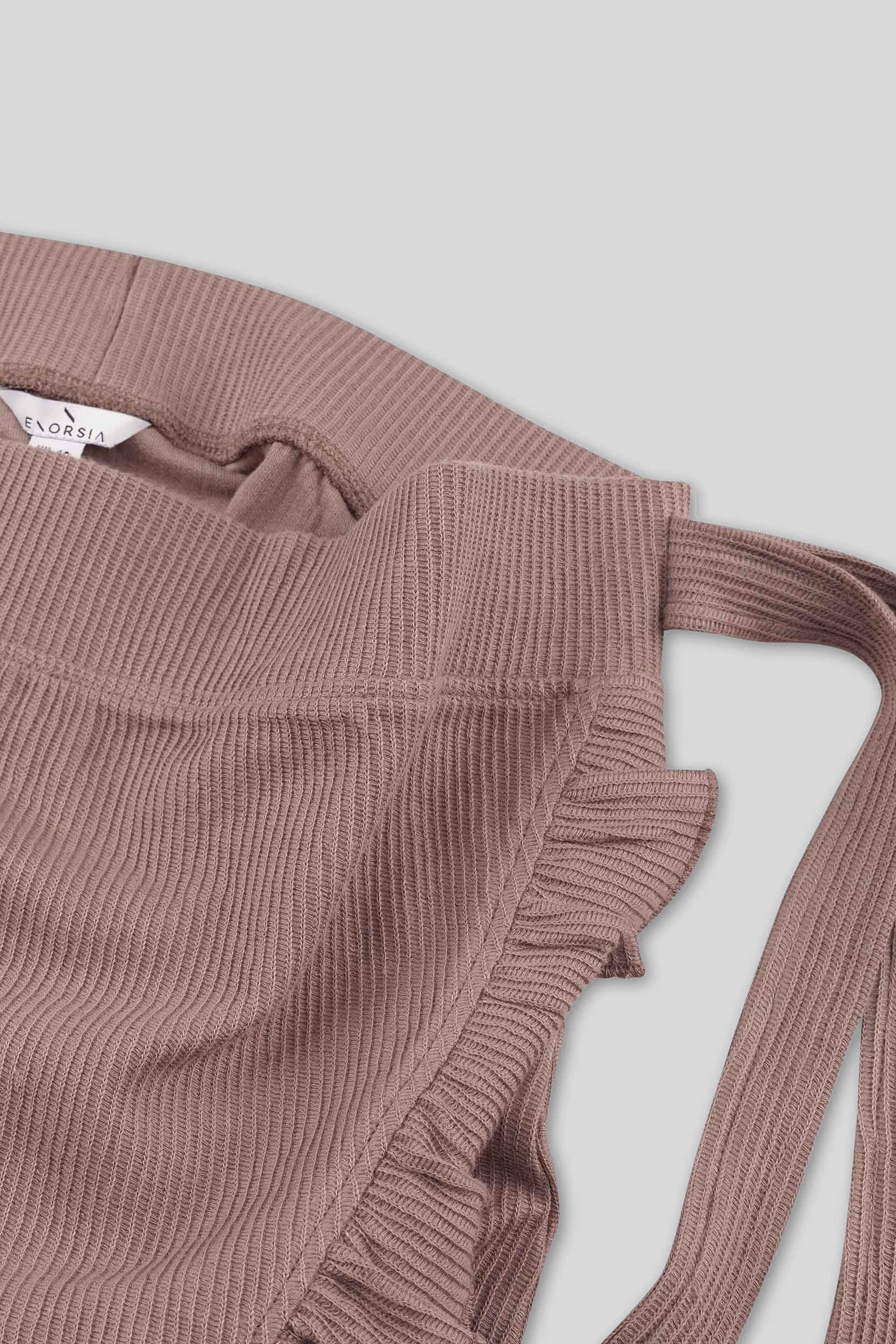 Tie Waist Wrap Maxi Skirt