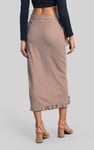 Tie Waist Wrap Maxi Skirt