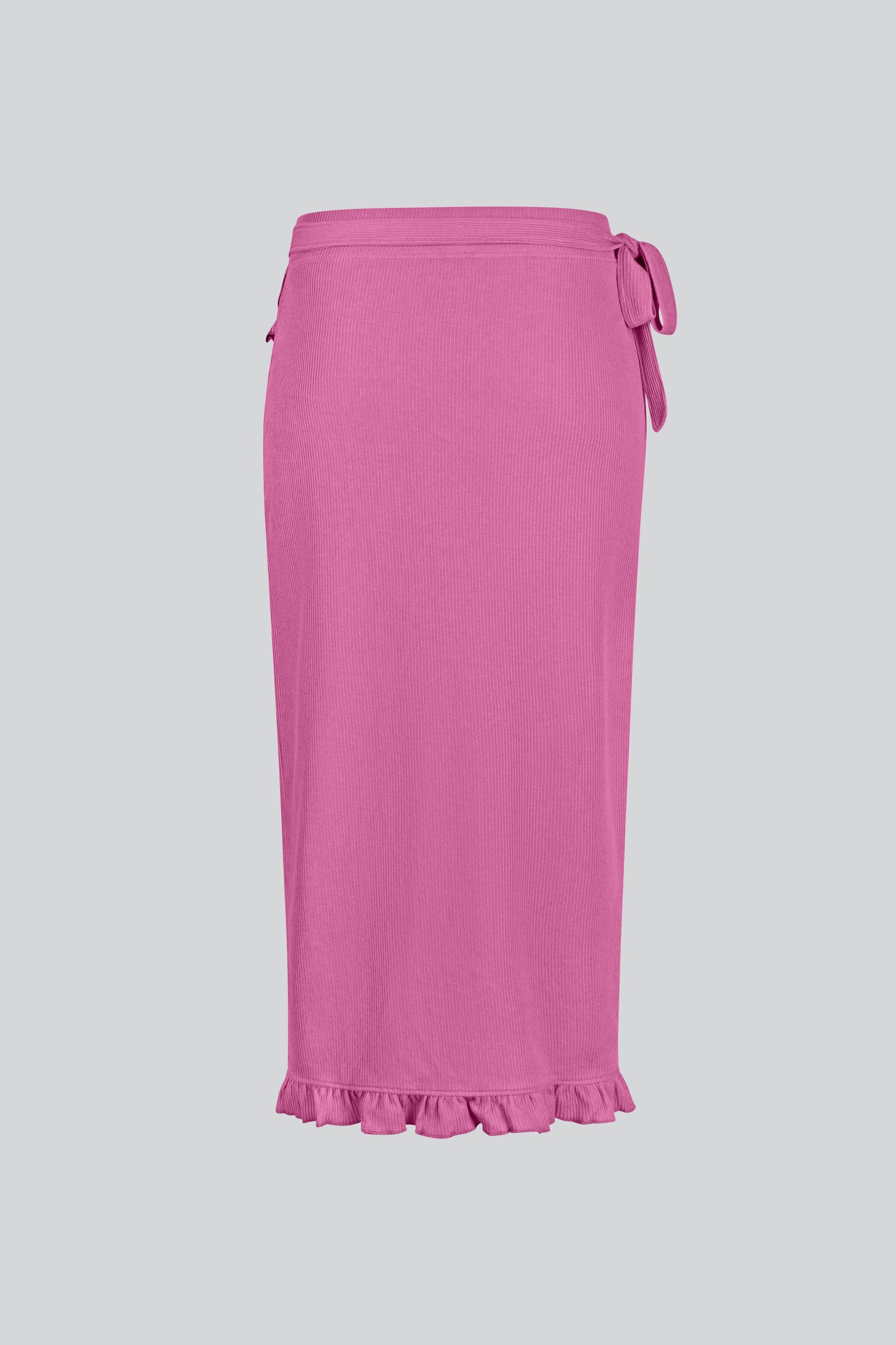 Tie Waist Wrap Maxi Skirt