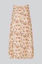 High Waist Viscose Midi Skirt