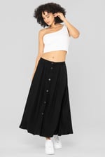 A-Line Front Button Through Skirts