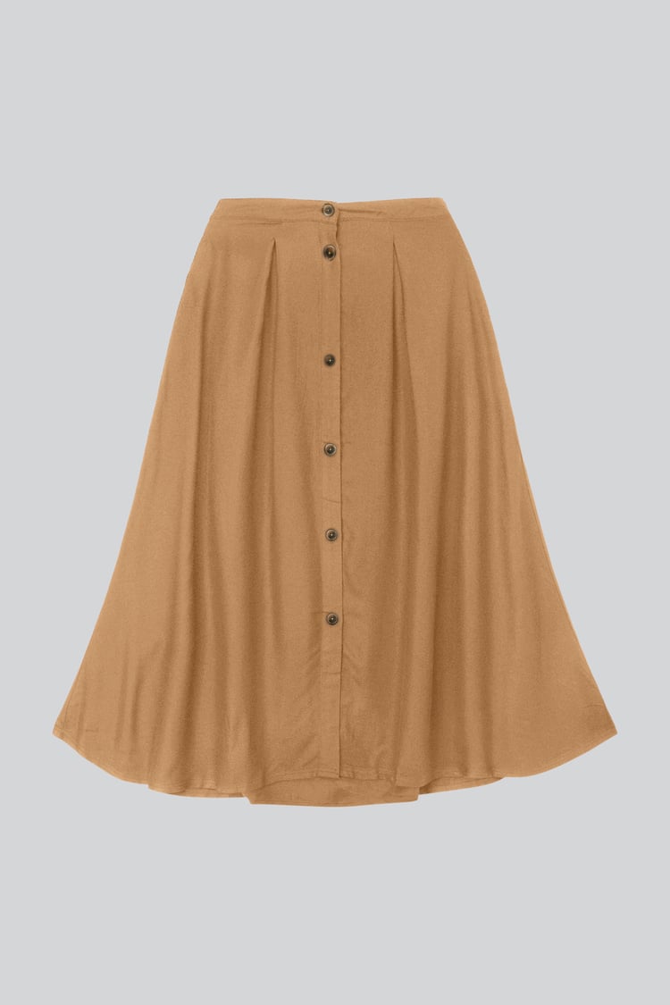 A-Line Front Button Through Skirts