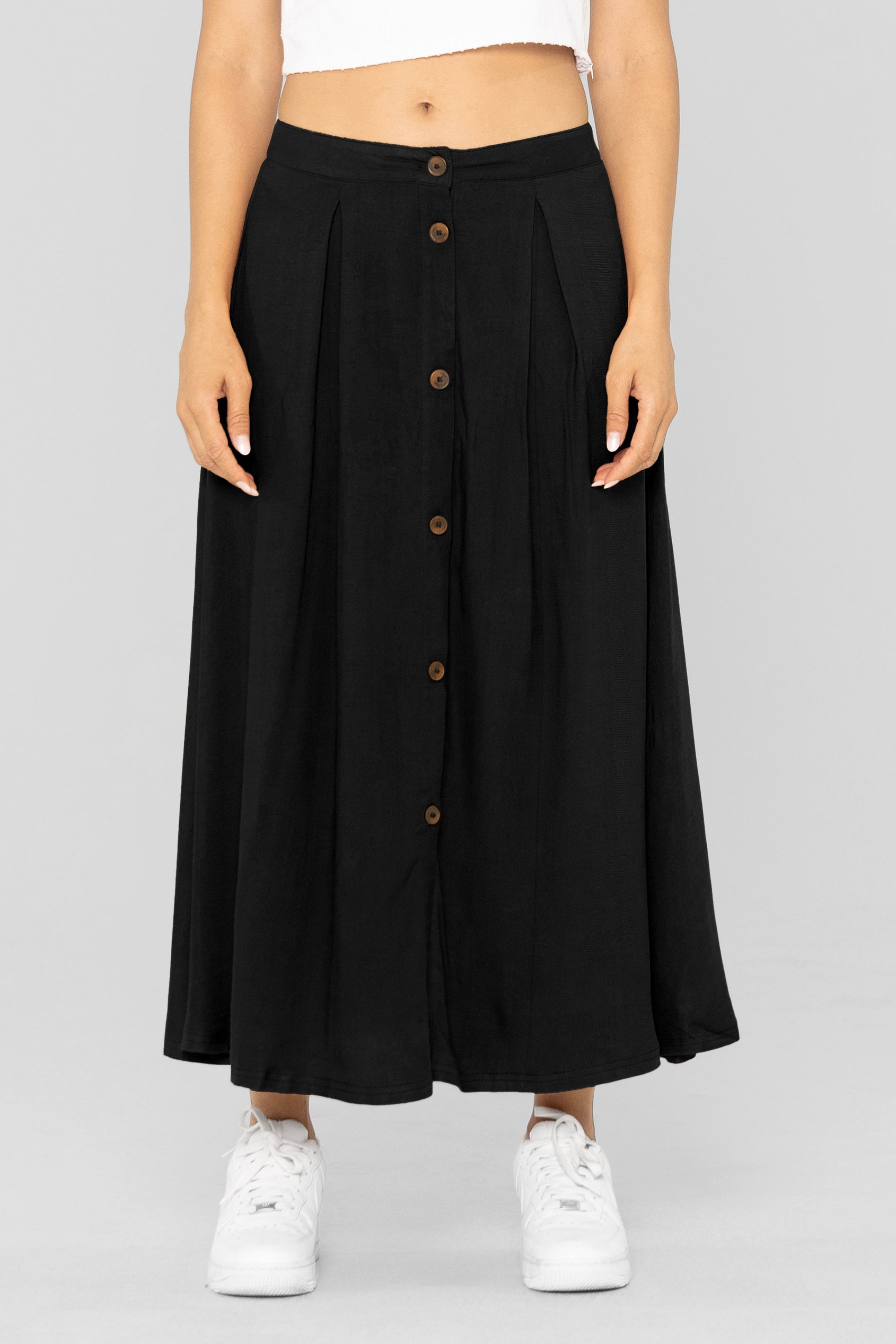 A-Line Front Button Through Skirts