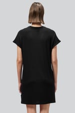 Patch Cut Lace Jersey Dress