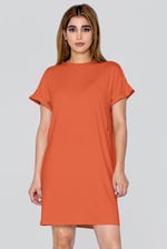 Patch Cut Lace Jersey Dress