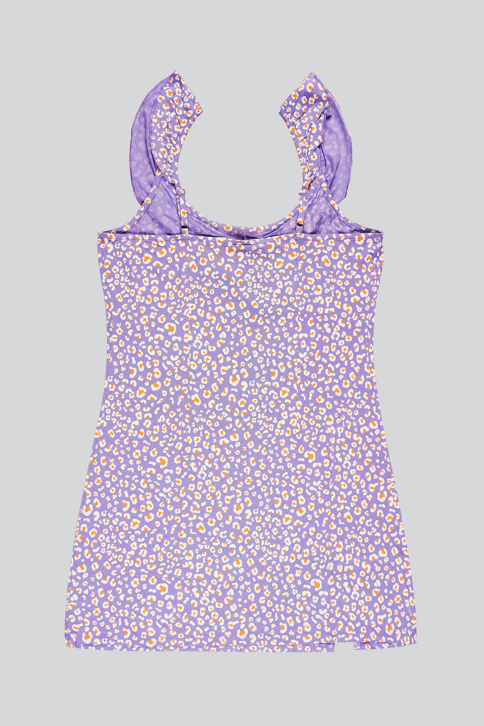 Ruffled Deep V-Neck Tie-Up Camisole