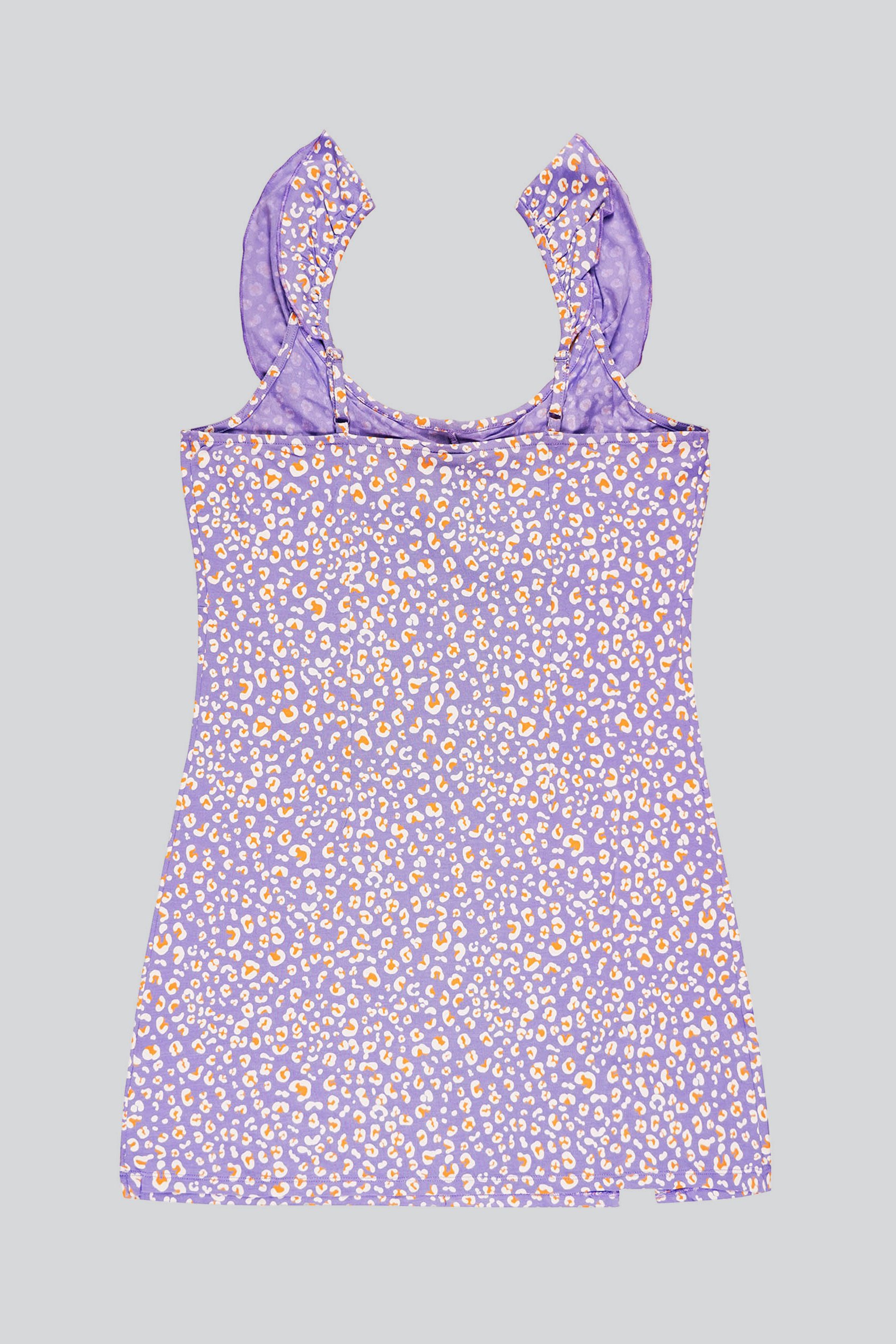 Ruffled Deep V-Neck Tie-Up Camisole