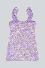 Ruffled Deep V-Neck Tie-Up Camisole