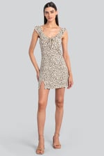 Ruffled Deep V-Neck Tie-Up Camisole