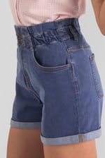 Paperbag Waist Mom Fit Shorts