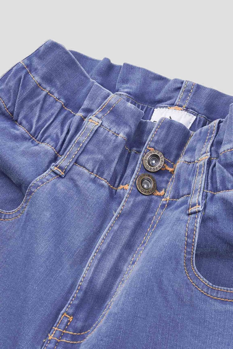 Paperbag Waist Mom Fit Shorts