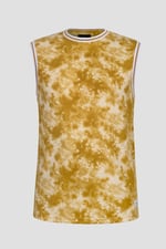 Tie-Dye Printed Cotton Vest