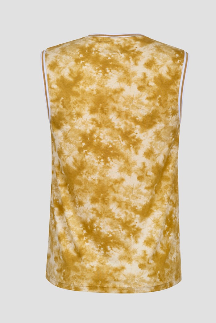 Tie-Dye Printed Cotton Vest