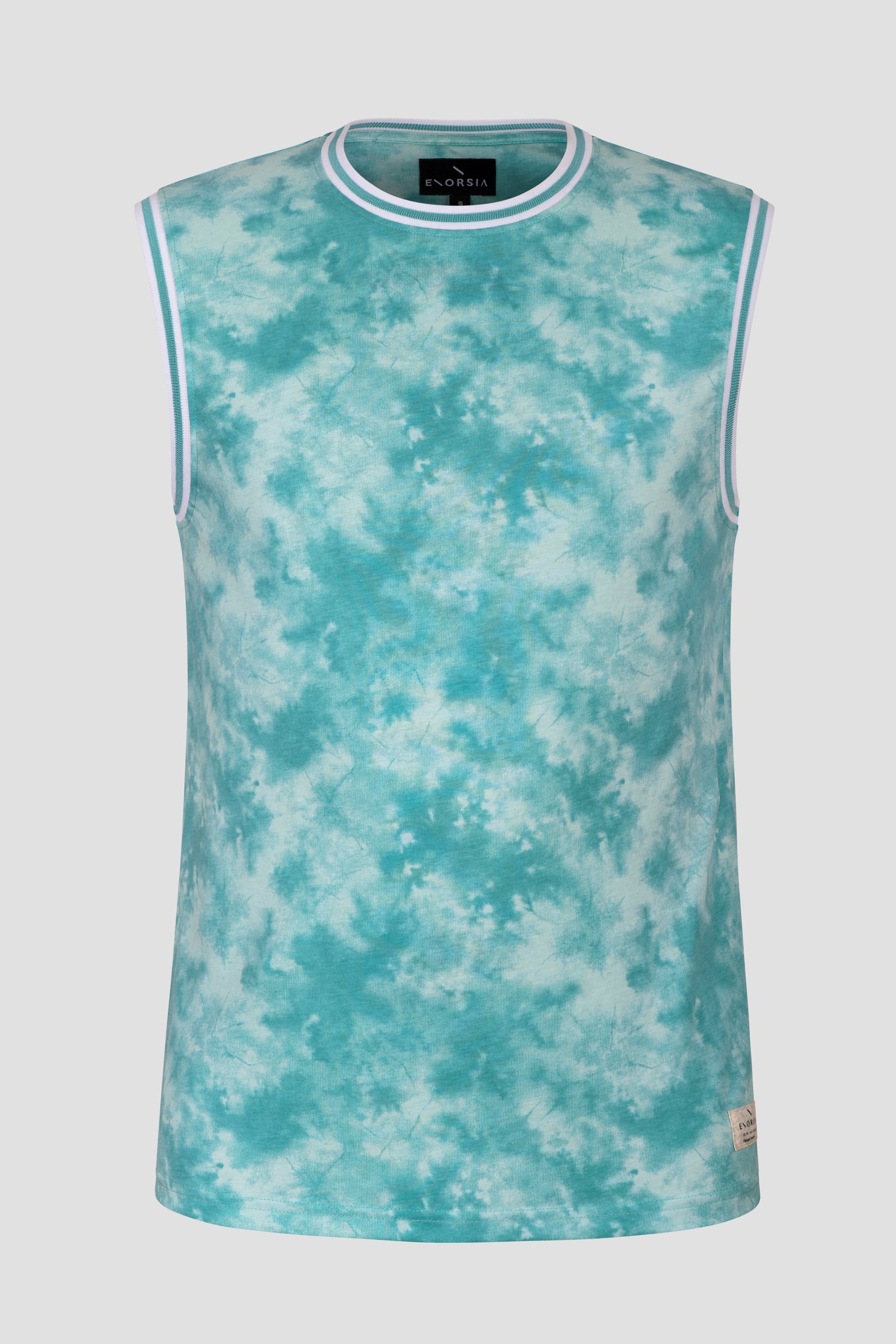 Tie-Dye Printed Cotton Vest