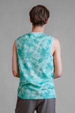 Tie-Dye Printed Cotton Vest