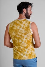 Tie-Dye Printed Cotton Vest