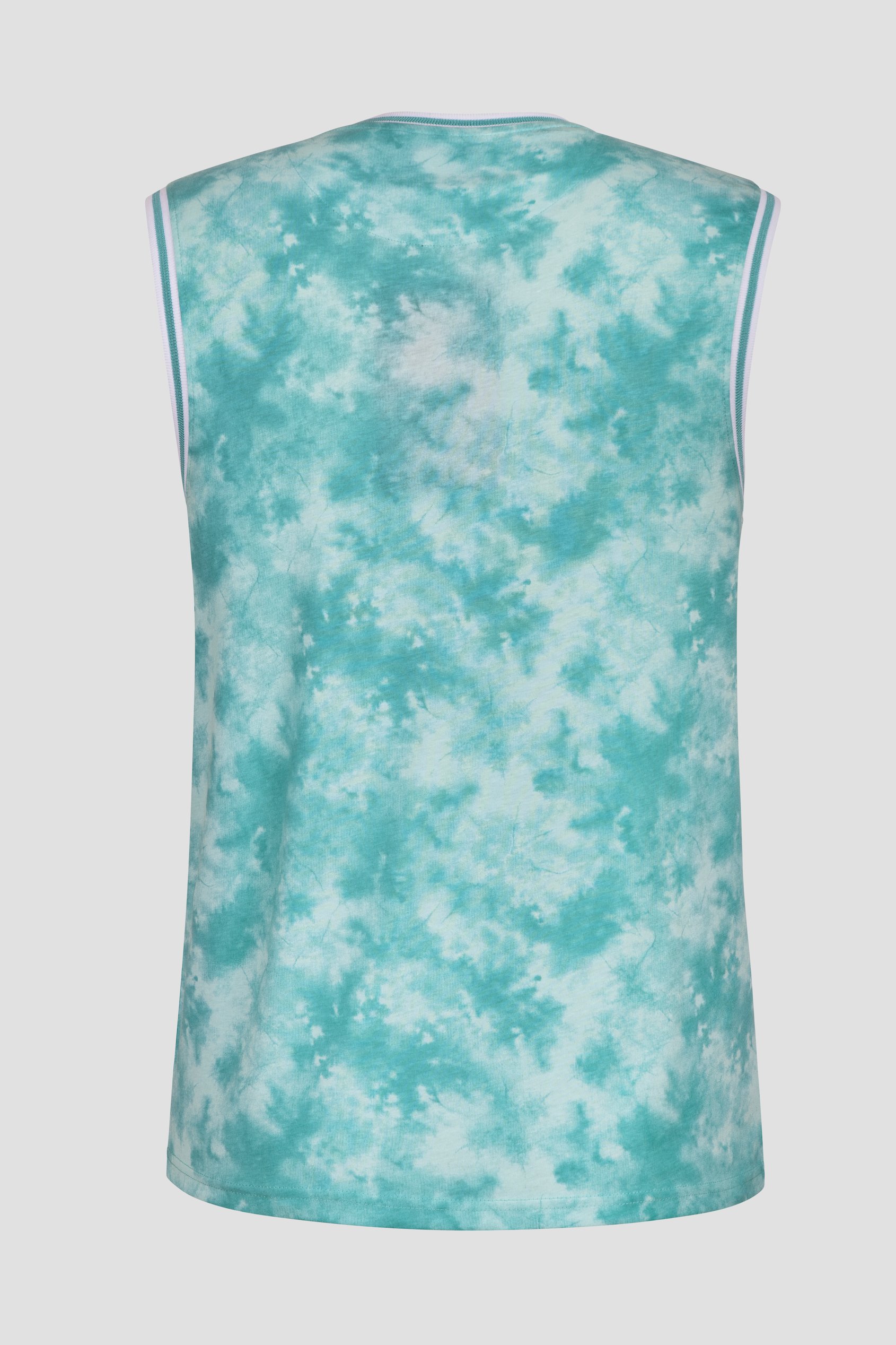 Tie-Dye Printed Cotton Vest