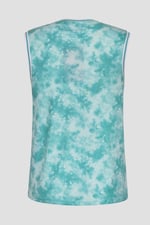 Tie-Dye Printed Cotton Vest