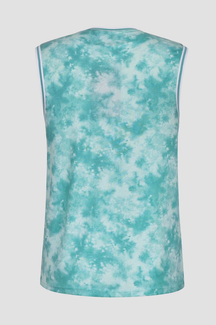 Tie-Dye Printed Cotton Vest