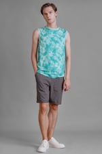 Tie-Dye Printed Cotton Vest