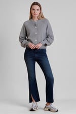 Women’s Crew Neck Knitted Cardigan