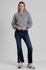 Women’s Crew Neck Knitted Cardigan