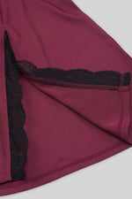 Flared Skirt With Lace Details