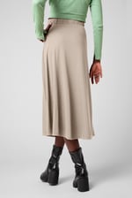 Flared Skirt With Lace Details