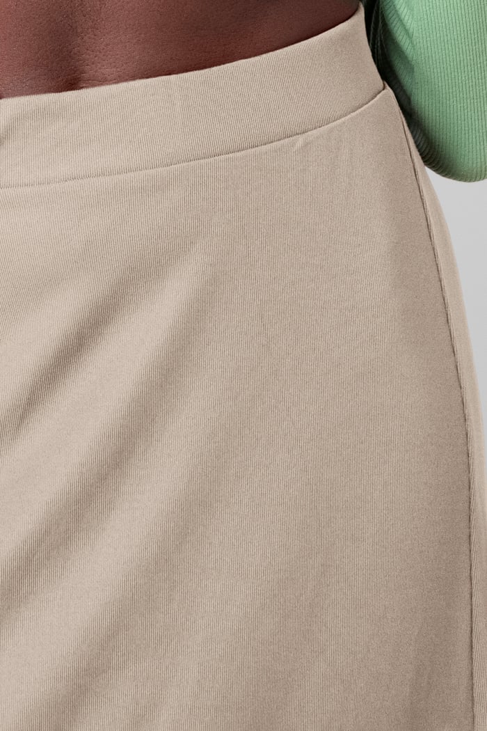 Flared Skirt With Lace Details