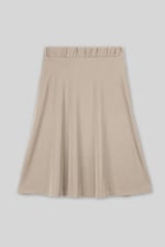 Flared Skirt With Lace Details