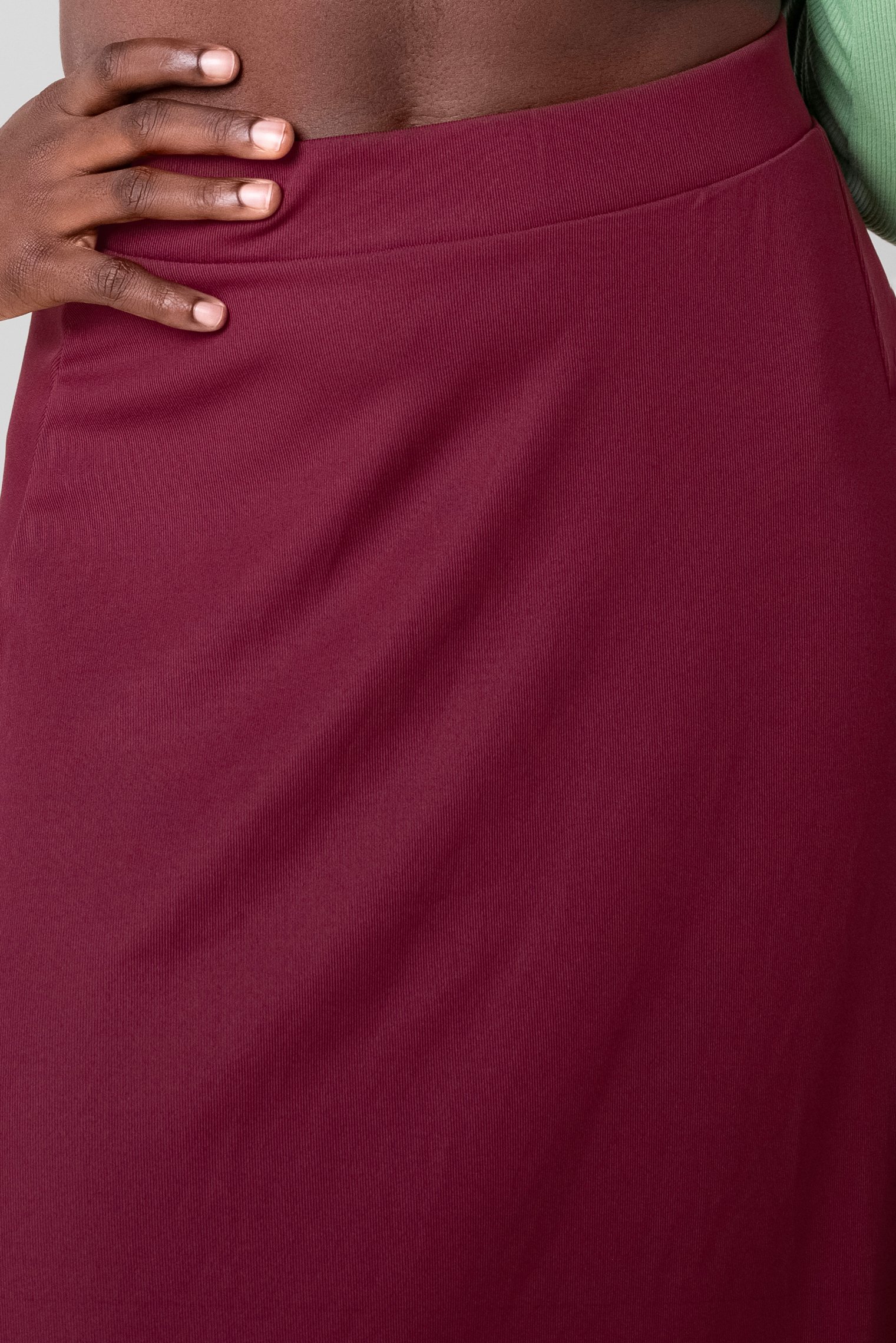 Flared Skirt With Lace Details