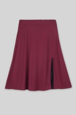 Flared Skirt With Lace Details