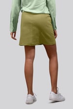 Stretch Cotton Blended Mini Skirt