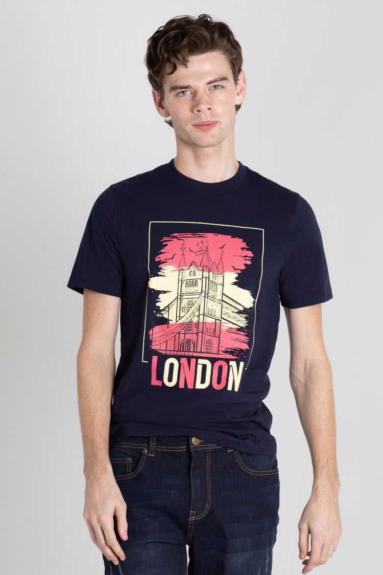 100% Cotton Graphic T-Shirt 3 Pcs Pack