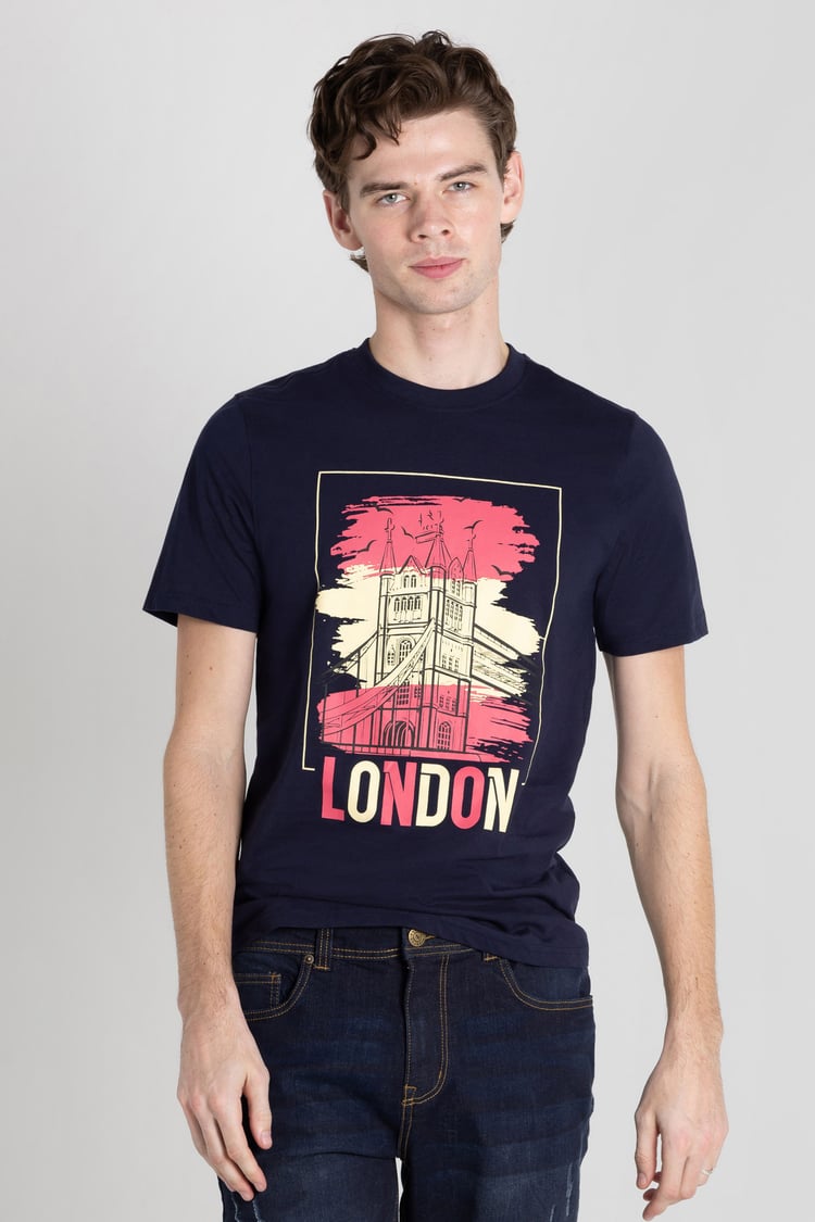 100% Cotton Graphic T-Shirt 3 Pcs Pack