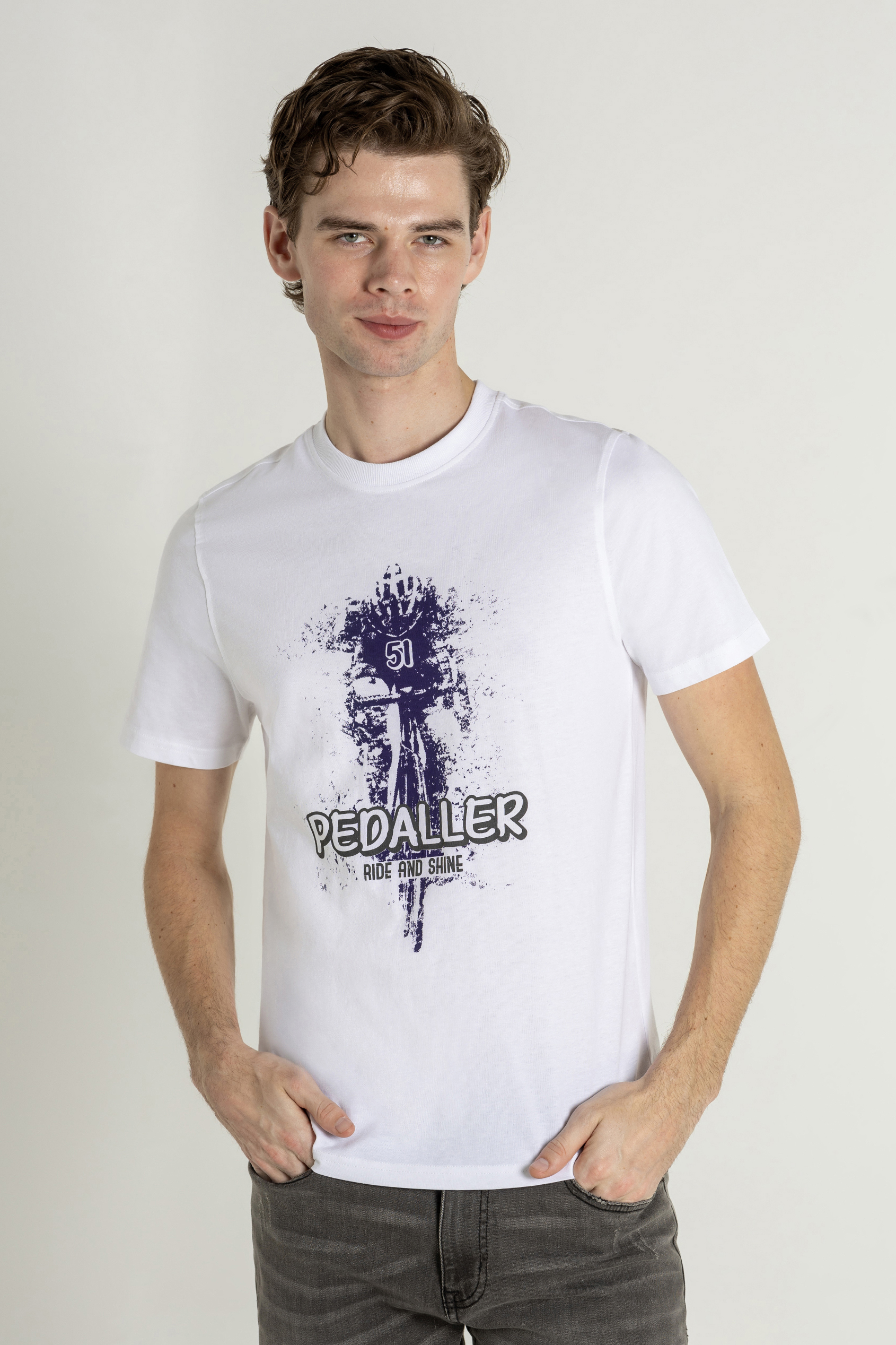 100% Cotton Graphic T-Shirt 3 Pcs Pack