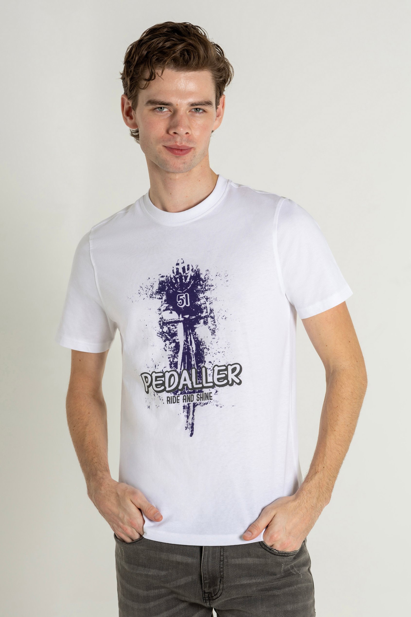 100% Cotton Graphic T-Shirt 3 Pcs Pack