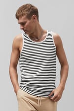 Mens Striped Tank Top