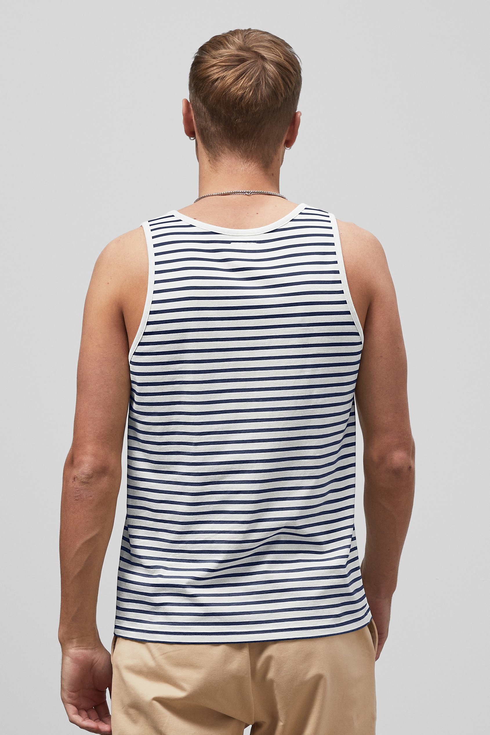 Mens Striped Tank Top