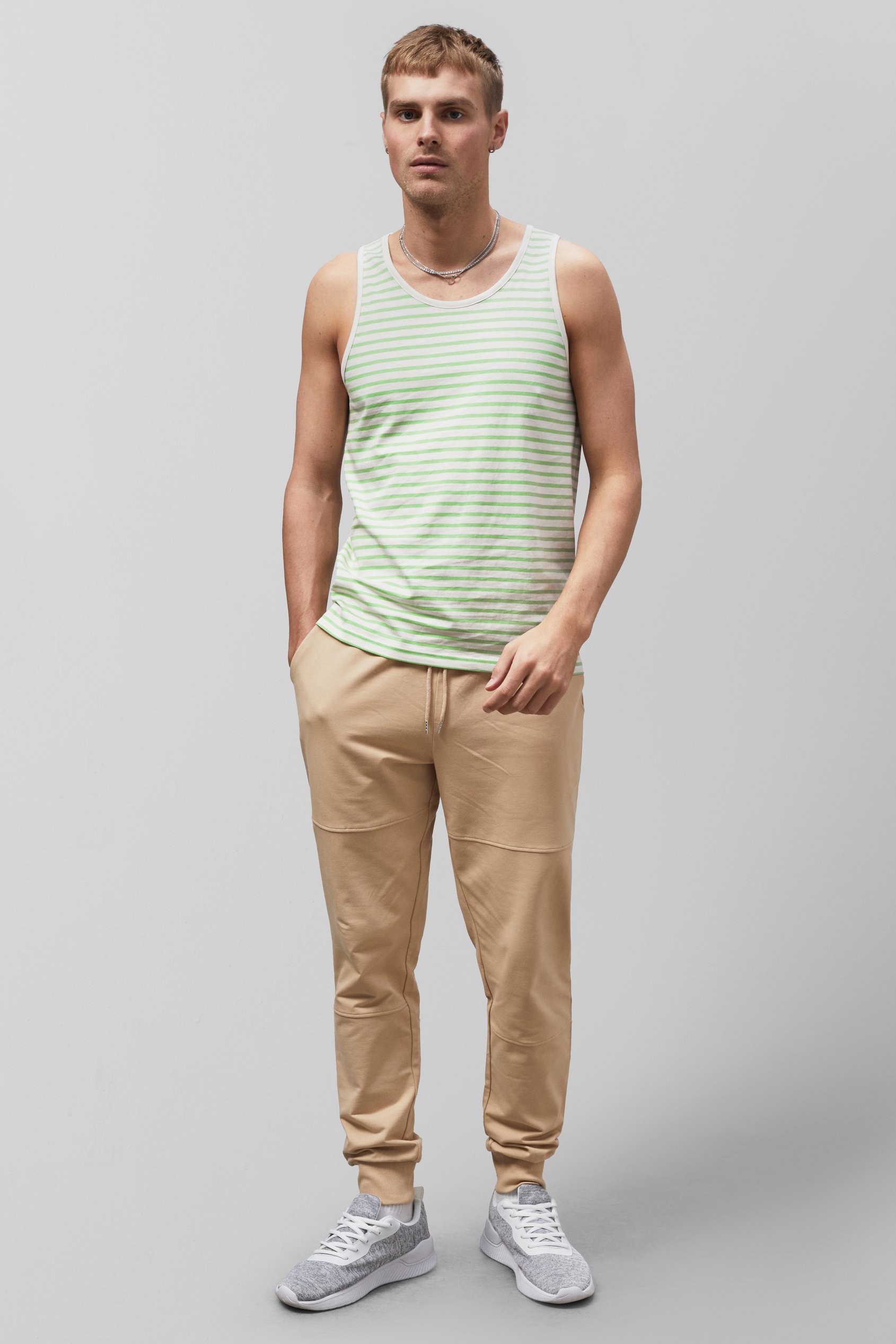 Mens Striped Tank Top