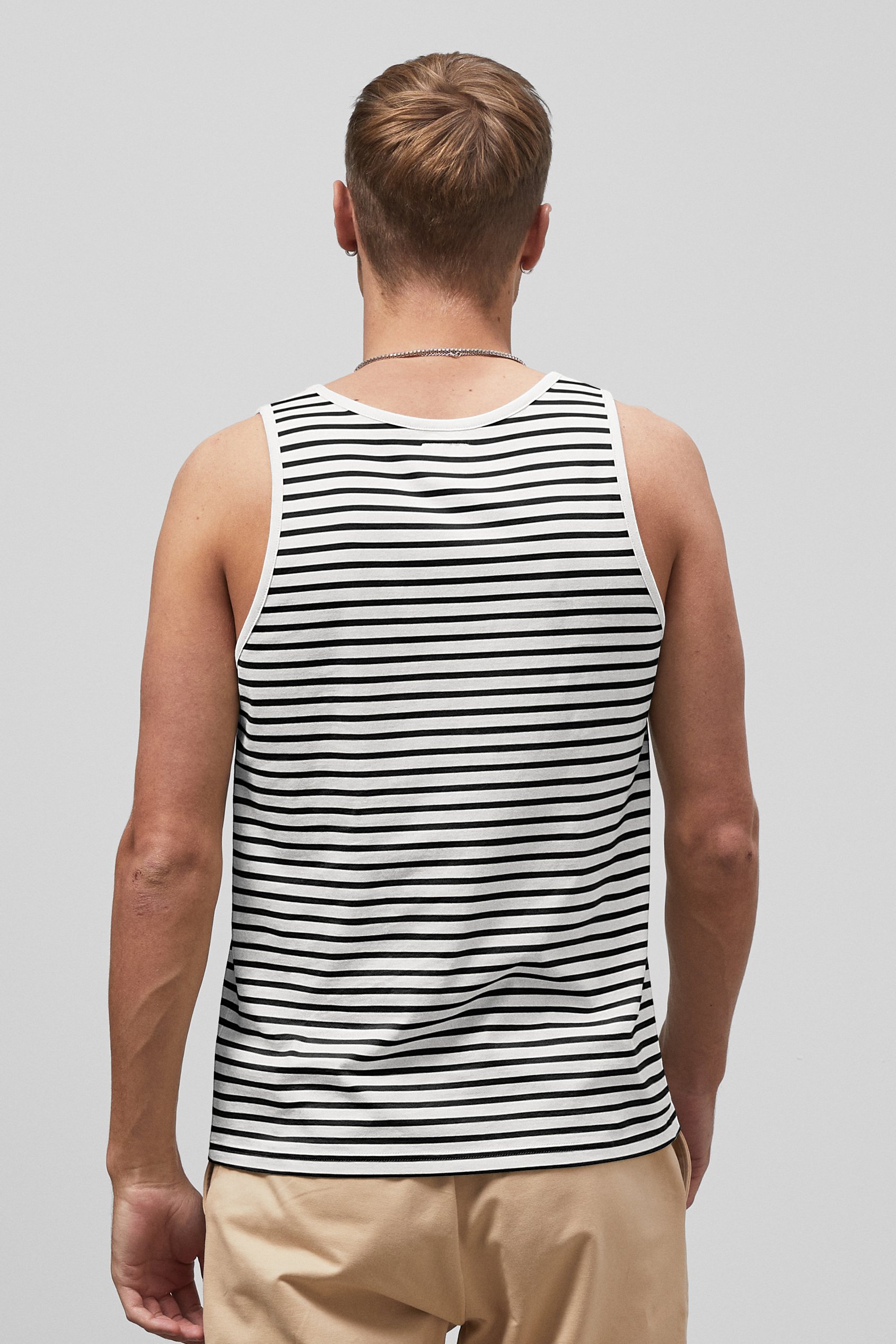 Mens Striped Tank Top